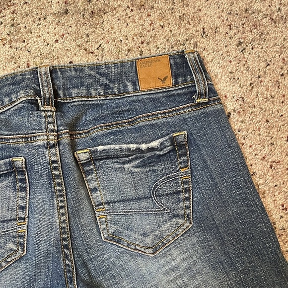 American Eagle Stretch Favorite Boyfriend Bootcut Jean Size 2 Short - Picture 7 of 9
